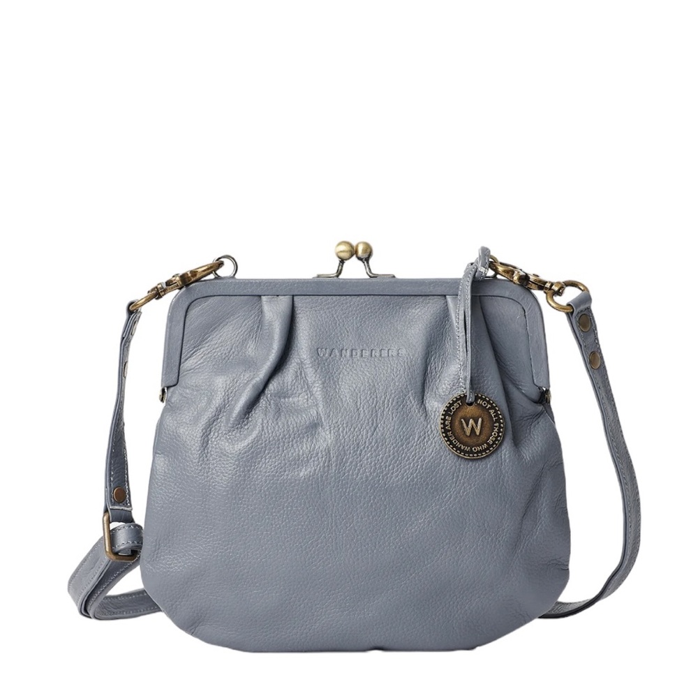 Wanderers Travel Co THE VERSAILLES EVENING CROSSBODY Slate NWT